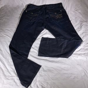 MEK DNM Men’s Bulgan Straight Dark Wash Blue Jeans